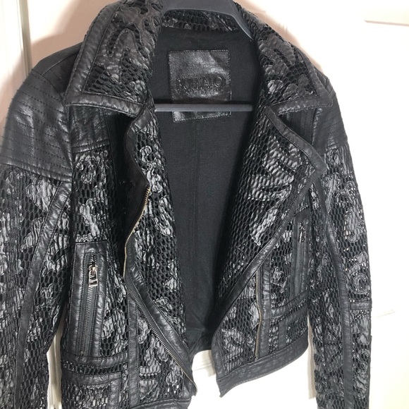 Buffalo mesh leather jacket - Picture 3 of 5